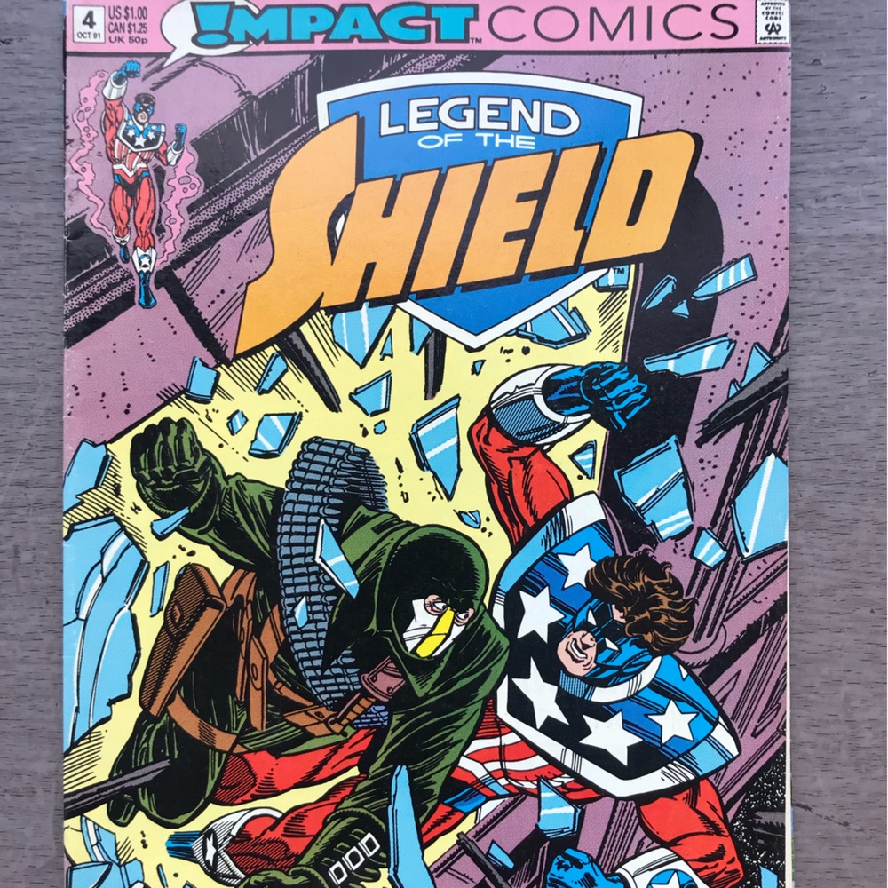 Impact Comics Legend of the Shield Issue #4